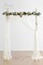 Wedding Arch Draping Fabric 2 Panels 20Ft Ivory Chiffon Fabric Drapes Arbor Drapery Wedding Ceremony Reception Swag Decorations